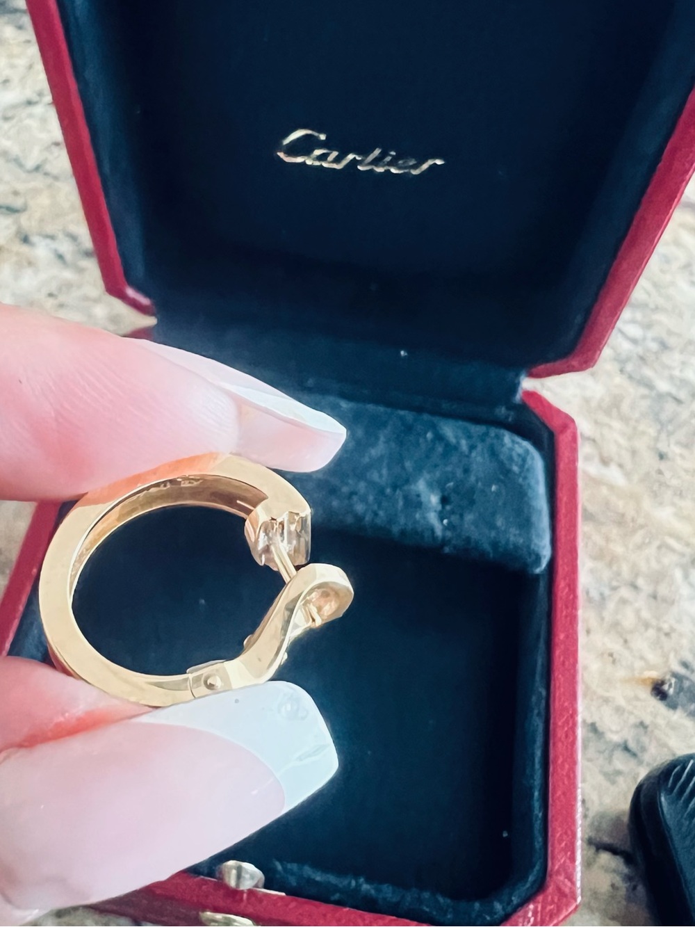 Cartier Gold Love Hoop Earrings - Picture 11 of 11